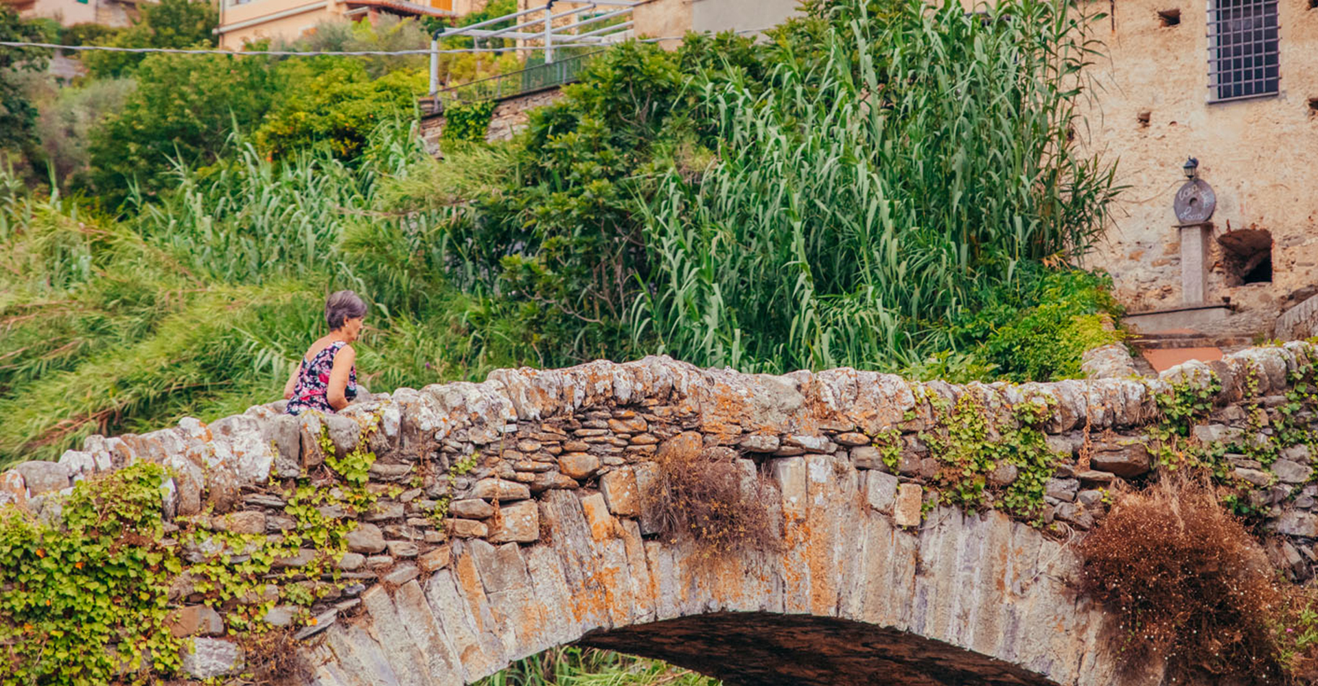 Il borgo di Dolcedo in Val Prino