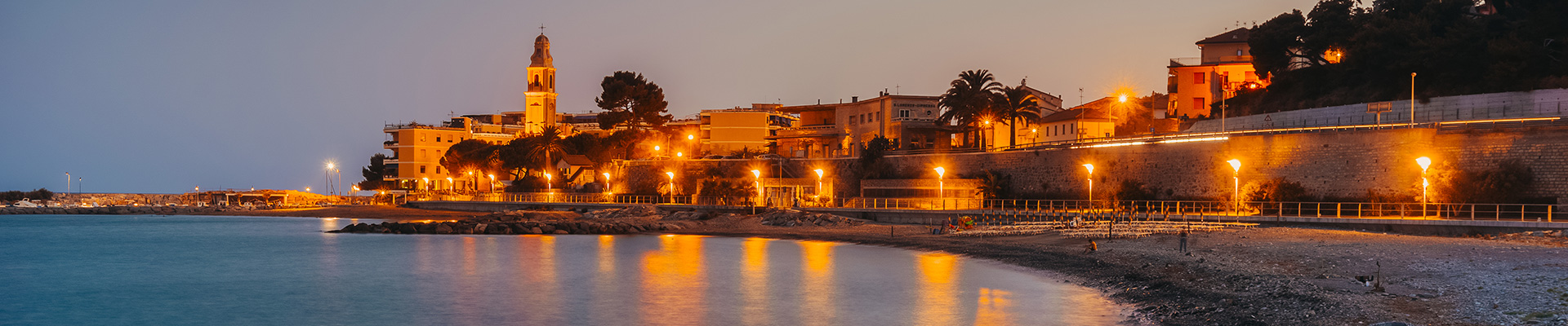 La pista ciclabile attraversa San Lorenzo al Mare